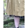 skirt MARICA Bronze poplin with black polka dots Les Ours - 12