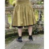 skirt MARICA Bronze poplin with black polka dots Les Ours - 4