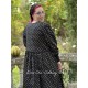 robe BRUNE popeline Noir à gros pois bronze Les Ours - 1