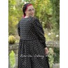 robe BRUNE popeline Noir à gros pois bronze Les Ours - 1