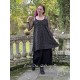 dress / tunic LEA Black cotton with large bronze dots Les Ours - 5