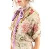 kimono Floral Patchwork Vijji in Wonderland Magnolia Pearl - 21