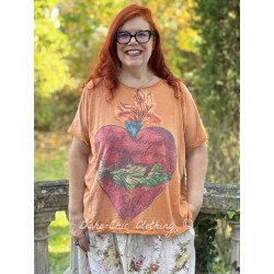 T-shirt Awaken Sleeping Heart in Marmalade Magnolia Pearl - 1