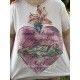 T-shirt Awaken Sleeping Heart in Pink Salt Magnolia Pearl - 14