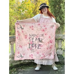 foulard MP Love Co Floral Bandana in Many Sparrows Magnolia Pearl - 1