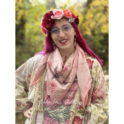 foulard MP Love Co Floral Bandana in Many Sparrows Magnolia Pearl - 1