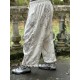 pantalon Dragon Embroidered Garcon in Moonlight Magnolia Pearl - 3