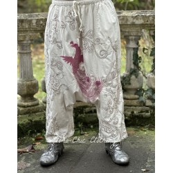 pantalon Dragon Embroidered Garcon in Moonlight