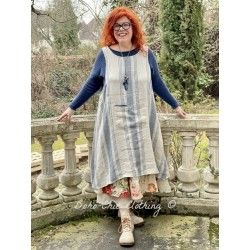 apron 77505 Ticking stripe linen Ewa i Walla - 1