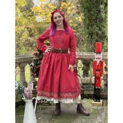 robe 55832 Adriana coton Rouge