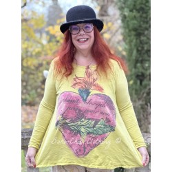 T-shirt Awaken Sleeping Heart Dylan in Horchata Magnolia Pearl - 1