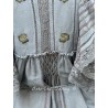 dress coat Victorian Ribbon in Prairie Star Magnolia Pearl - 18