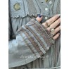 dress coat Victorian Ribbon in Prairie Star Magnolia Pearl - 21