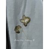 dress coat Victorian Ribbon in Prairie Star Magnolia Pearl - 23