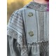 dress coat Victorian Ribbon in Prairie Star Magnolia Pearl - 24