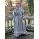 dress coat Victorian Ribbon in Prairie Star Magnolia Pearl - 24