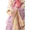 scarf Floral Cashmere MP in Orchid Bloom Magnolia Pearl - 10