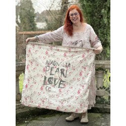 foulard MP Love Co Floral in Lake of Roses Magnolia Pearl - 1
