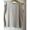 T-shirt without sleeves in flax cotton lisa b. - 2