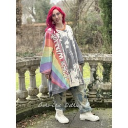 pullover Oversized Rainbow Warrior Francis in Ozzy Magnolia Pearl - 1