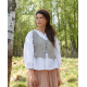 blouse 44904 MOLLY White cotton voile Ewa i Walla - 16