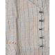 vest 33343 ABERTA Orange pin stripe linen Ewa i Walla - 17