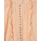 tunic 44887 DISA Orange gingham cotton voile Ewa i Walla - 28