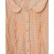 blouse 44905 MATILDA Orange gingham cotton voile Ewa i Walla - 17