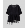 blouse 44908 ROSANNA Black organdie Ewa i Walla - 21