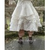 skirt / petticoat 22191 TINE Cream hard voile Ewa i Walla - 4