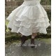skirt / petticoat 22191 TINE Cream hard voile Ewa i Walla - 2
