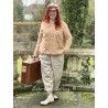 blouse 44905 MATILDA Orange gingham cotton voile Ewa i Walla - 12
