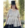 blouse 44908 ROSANNA Pearl grey organdie Ewa i Walla - 9