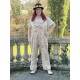 overalls Love in Orchid Bloom Magnolia Pearl - 1