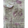 overalls Love in Orchid Bloom Magnolia Pearl - 35
