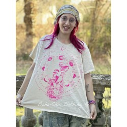 T-shirt Constellation Love in Dragonfruit Magnolia Pearl - 1