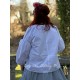 blouse 44904 MOLLY White cotton voile Ewa i Walla - 12