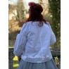 blouse 44904 MOLLY White cotton voile Ewa i Walla - 12