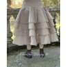 skirt / petticoat 22191 TINE Pearl grey hard voile Ewa i Walla - 3