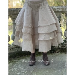 skirt / petticoat 22191 TINE Pearl grey hard voile