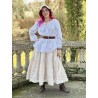 blouse 44899 MIRELLA White cotton voile Ewa i Walla - 5