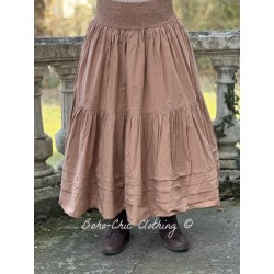skirt 22186 VETA Marsala cotton Ewa i Walla - 1