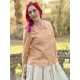 blouse 44905 MATILDA Orange gingham cotton voile Ewa i Walla - 2