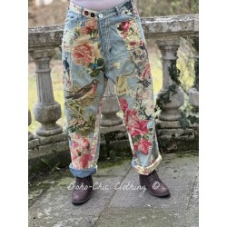 jean's Jardiniere Denims in Washed Indigo Magnolia Pearl - 1