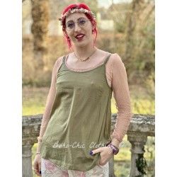top BASIC voile de coton Sauge Les Ours - 1