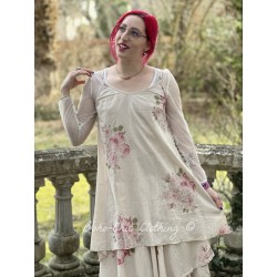 dress LEA Bouquet of roses cotton voile Les Ours - 1