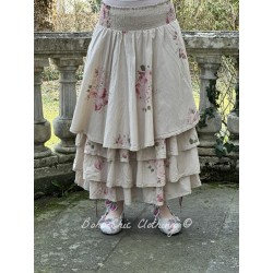 skirt MADELEINE Bouquet of roses cotton Les Ours - 1