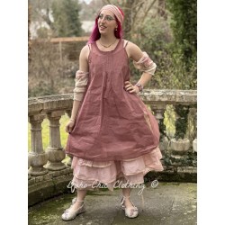 tunique CECILE organza Bois de Rose