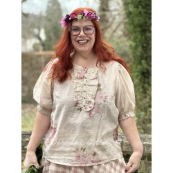 chemisier OTEA voile de coton Bouquet de roses