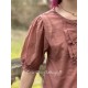 blouse OTEA Rosewood cotton voile Les Ours - 7